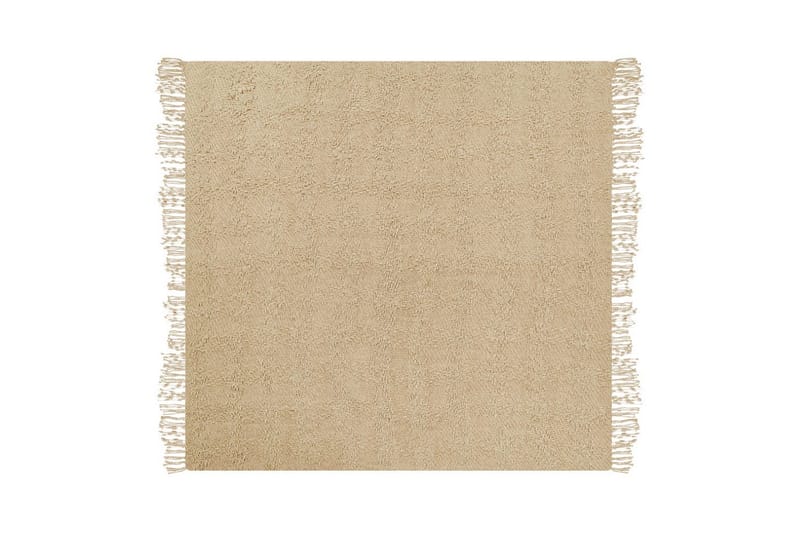 Plaid Vella Beige, 220x240 cm - Beige, 220x240 cm - Tekstiler - Pude & plaid - Tæpper & plaider