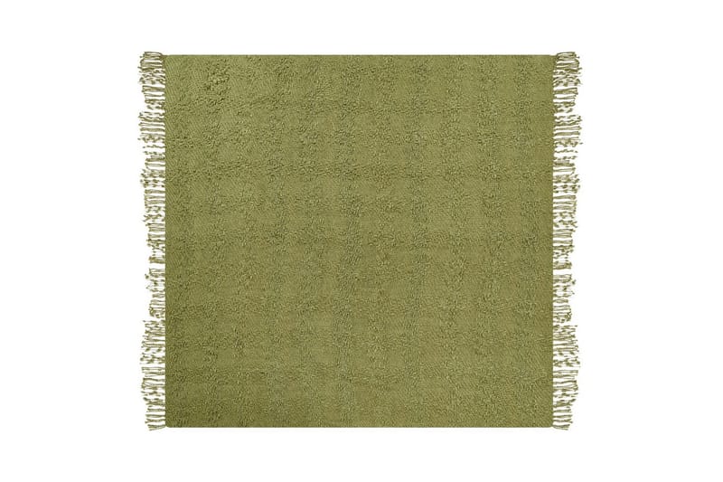 Plaid Vella Grøn, 220x240 cm - Grøn, 220x240 cm - Tekstiler - Pude & plaid - Tæpper & plaider