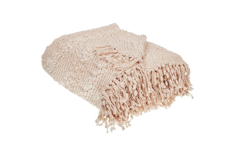 Plaid Vella Rosa, 220x240 cm - Rosa, 220x240 cm - Tekstiler - Pude & plaid - Tæpper & plaider