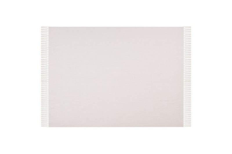 Plaid Yarsa Beige - Beige - Tekstiler - Pude & plaid - Tæpper & plaider