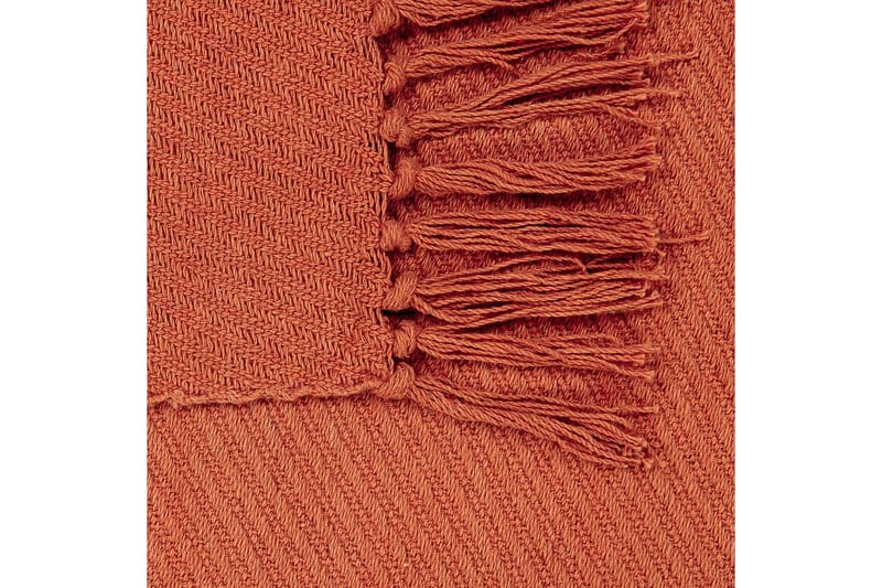 Plaid Yarsa Rød - Rød - Tekstiler - Pude & plaid - Tæpper & plaider