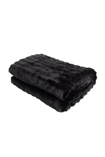 Plaid Pom Pom 130x170 cm - Sort - Tekstiler - Pude & plaid - Tæpper & plaider