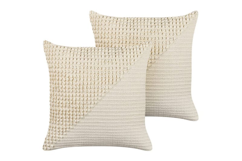 Prydnadskuddar Beige, Vit, undefined