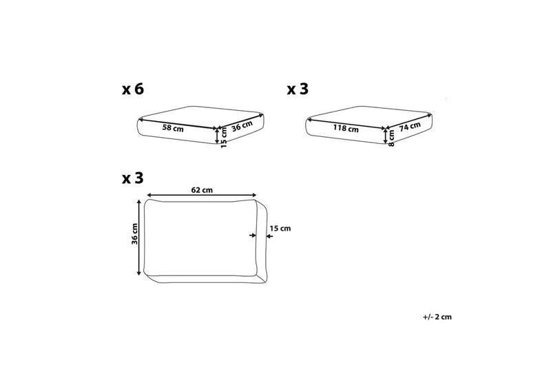 Pudebetræk Castella Grøn - Grøn - Havemøbler - Hynder - Hyndebetræk