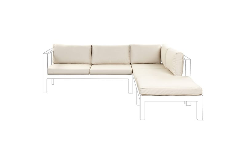 Pudebetræk Messina Beige - Beige - Tekstiler - Pude & plaid - Pyntepuder & pudebetræk