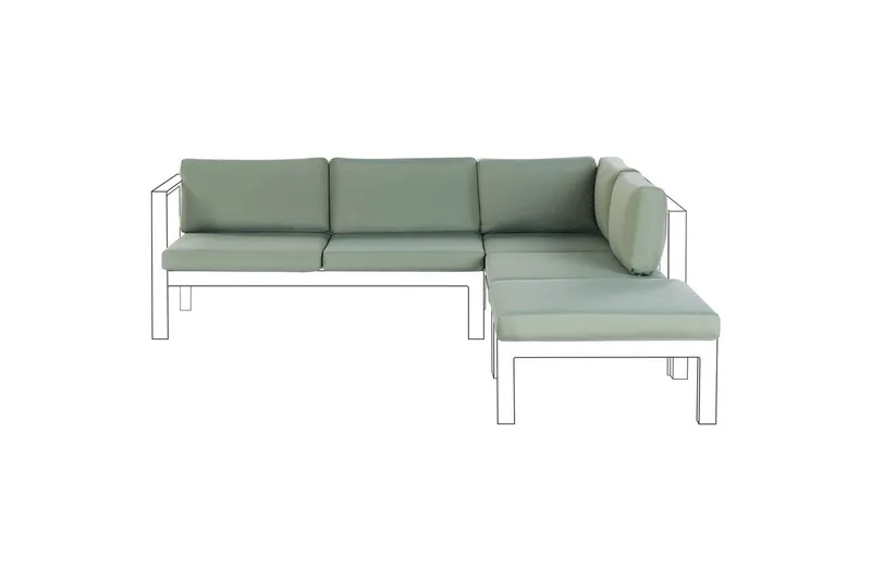 Pudebetræk Messina Grøn - Grøn - Havemøbler - Hynder - Hyndebetræk