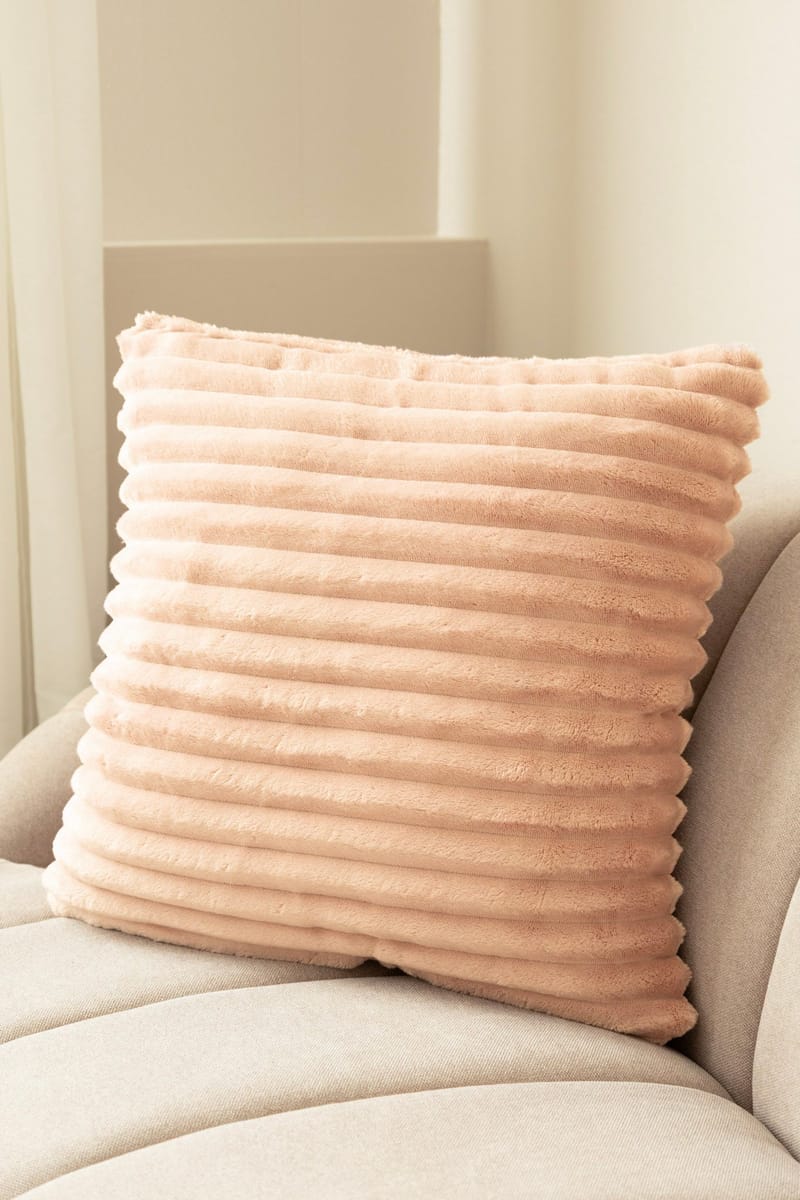 Pyntepude Stripe 50x50 cm - Støvet rosa - Tekstiler - Pude & plaid - Pyntepuder & pudebetræk