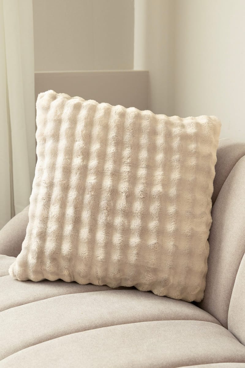 Pyntepude Pom Pom 50x50 cm - Sølv - Tekstiler - Pude & plaid - Pyntepuder & pudebetræk