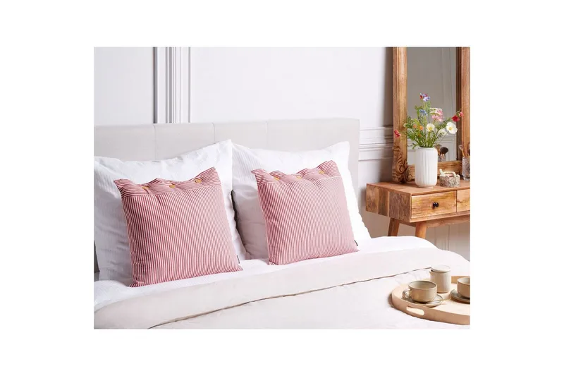 Pyntepuder Aalita sæt af 2 Firkantet - Firkantet - Tekstiler - Pude & plaid - Pyntepuder & pudebetræk