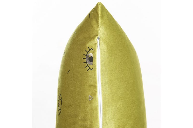 Pyntepuder Aeonium sæt á 2 Grøn/Sort - Grøn/Sort - Tekstiler - Pude & plaid - Pyntepuder & pudebetræk