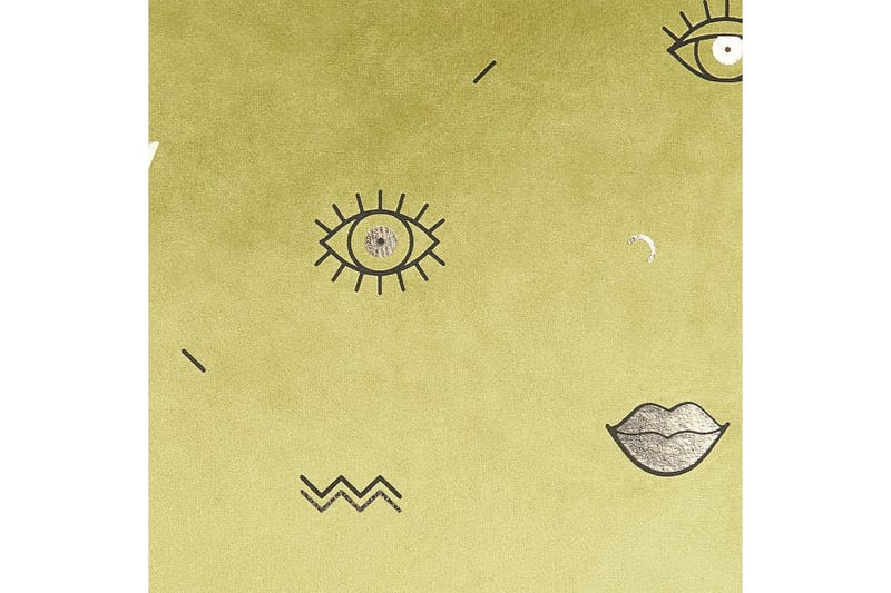 Pyntepuder Aeonium sæt á 2 Grøn/Sort - Grøn/Sort - Tekstiler - Pude & plaid - Pyntepuder & pudebetræk