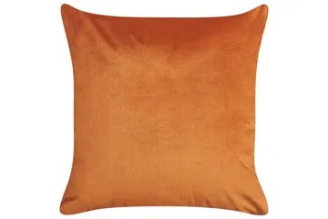 Pyntepuder Aeonium sæt á 2 Orange/sort - Orange/sort - Tekstiler - Pude & plaid - Pyntepuder & pudebetræk