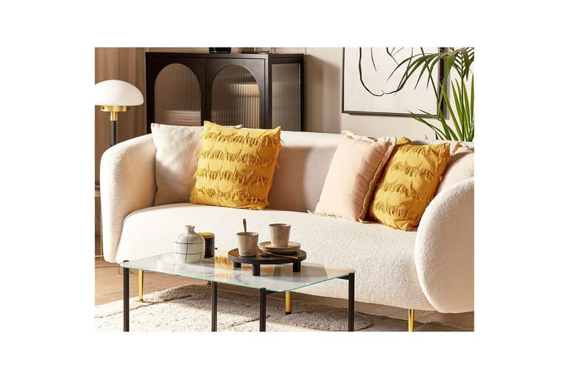 Pyntepuder Agastache sæt á 2 Gul - Gul - Tekstiler - Pude & plaid - Pyntepuder & pudebetræk