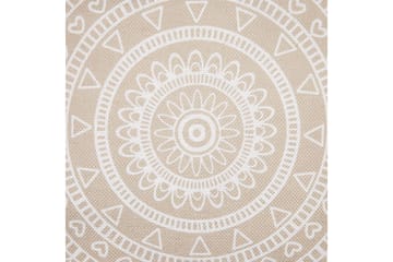 Pyntepuder Agrimony sæt á 2 Beige/hvid - Beige/hvid - Tekstiler - Pude & plaid - Pyntepuder & pudebetræk