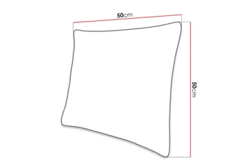 Aldbrough Pyntepude 50x50 cm - Gul - Tekstiler - Pude & plaid - Pyntepuder & pudebetræk