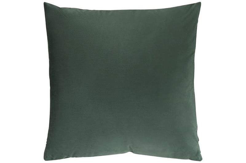 Pyntepuder Alyssum sæt af 2 Grøn/guld, Fløjl - Grøn/guld, Fløjl - Tekstiler - Pude & plaid - Udendørs puder