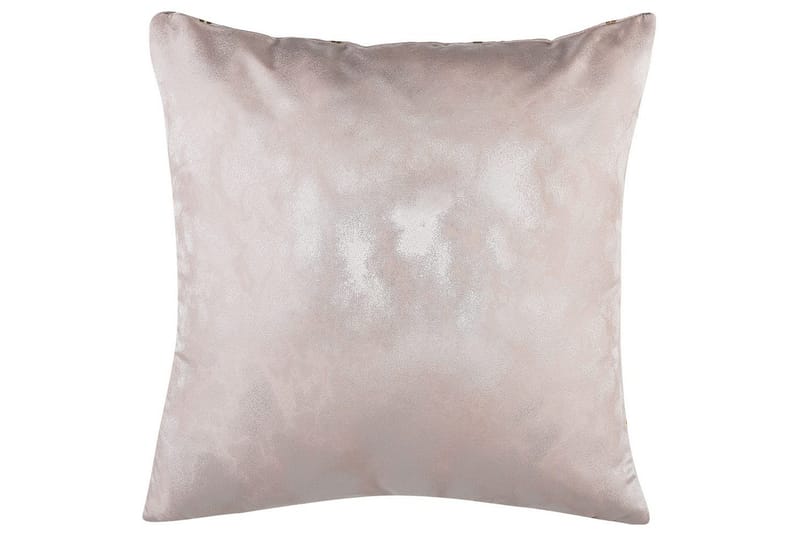 Pyntepuder Alyssum sæt af 2 Rosa/guld, Polyester - Rosa/guld, Polyester - Tekstiler - Pude & plaid - Udendørs puder