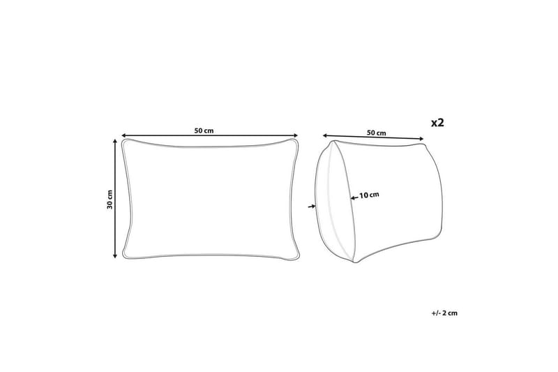 Pyntepuder Asarum sæt af 2 - Tekstiler - Pude & plaid - Udendørs puder