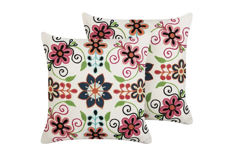 Pyntepuder Bahraich sæt af 2 - Tekstiler - Pude & plaid - Pyntepuder & pudebetræk