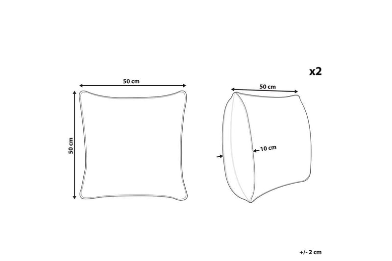 Pyntepuder Bahraich sæt af 2 - Tekstiler - Pude & plaid - Pyntepuder & pudebetræk