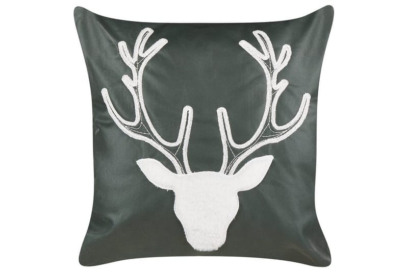 Pyntepuder Bicocca sæt af 2 Grøn/Hvid - Grøn/Hvid - Tekstiler - Pude & plaid - Udendørs puder