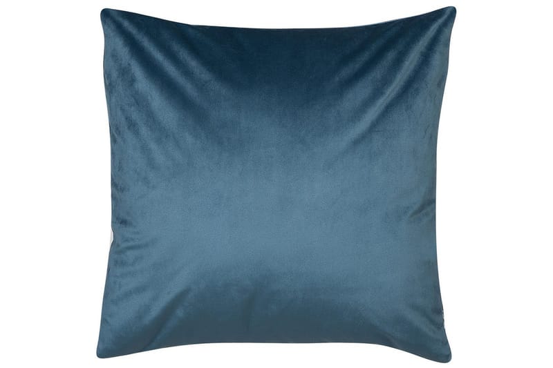 Pyntepuder Bluebell sæt á 2 Blå/Sølv - Blå/Sølv - Tekstiler - Pude & plaid - Udendørs puder