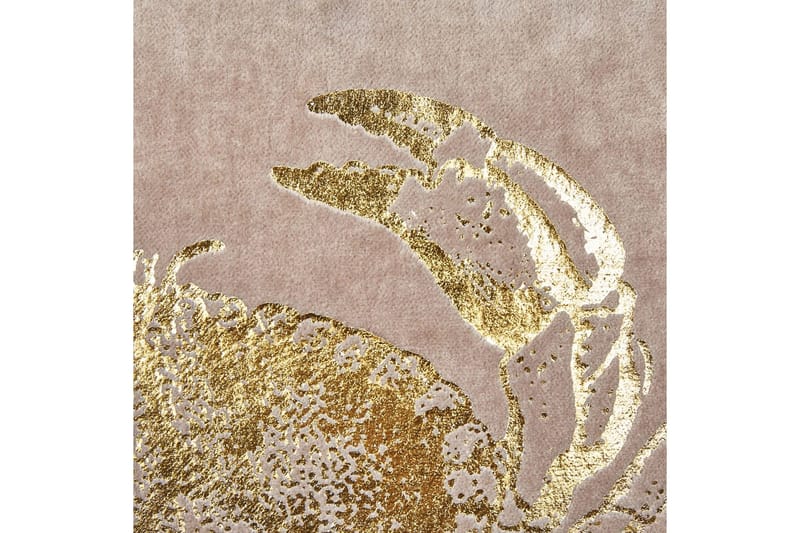 Pyntepuder Bossiella sæt á 2 Beige/guld - Beige/guld - Tekstiler - Pude & plaid - Udendørs puder