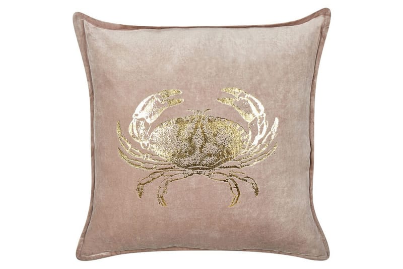 Pyntepuder Bossiella sæt á 2 Beige/guld - Beige/guld - Tekstiler - Pude & plaid - Udendørs puder