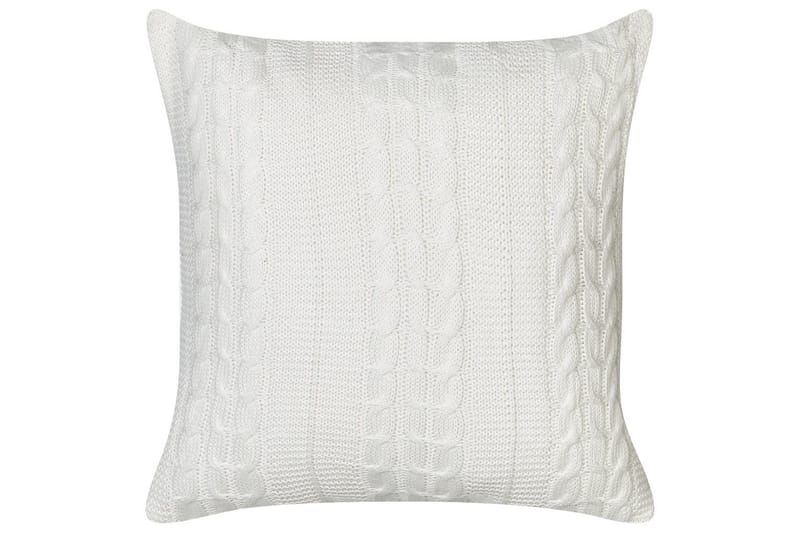 Pyntepuder Cadetia sæt á 2 Hvid - Hvid - Tekstiler - Pude & plaid - Udendørs puder