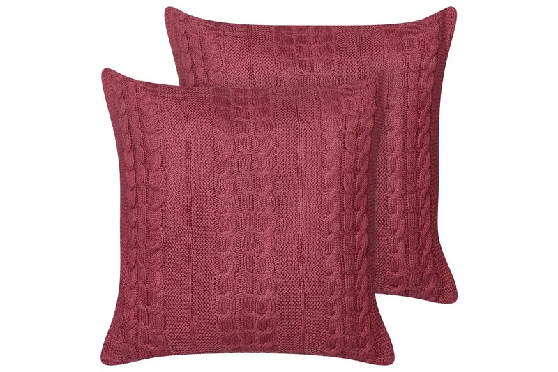 Pyntepuder Cadetia sæt á 2 Rød, Rød