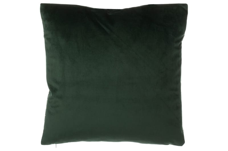 Pyntepuder Celosia sæt af 2 Grøn/guld - Grøn/guld - Tekstiler - Pude & plaid - Udendørs puder