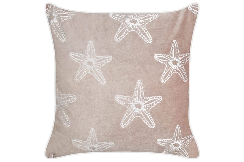 Pyntepuder Ceramium sæt af 2 Rosa/Hvid - Rosa/Hvid - Tekstiler - Pude & plaid - Pyntepuder & pudebetræk