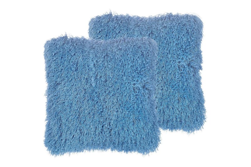 Pyntepuder Cide sæt af 2 Blå - Blå - Tekstiler - Pude & plaid - Udendørs puder