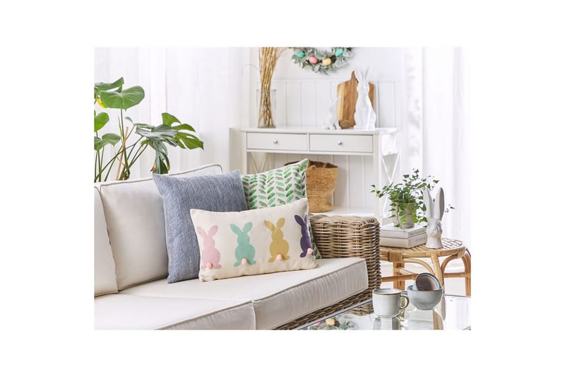 Pyntepuder Clusia sæt af 2 - Tekstiler - Pude & plaid - Udendørs puder