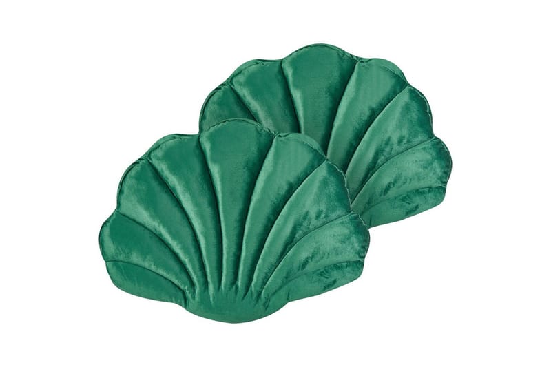 Pyntepuder Consolida sæt af 2 Grøn - Grøn - Tekstiler - Pude & plaid - Udendørs puder