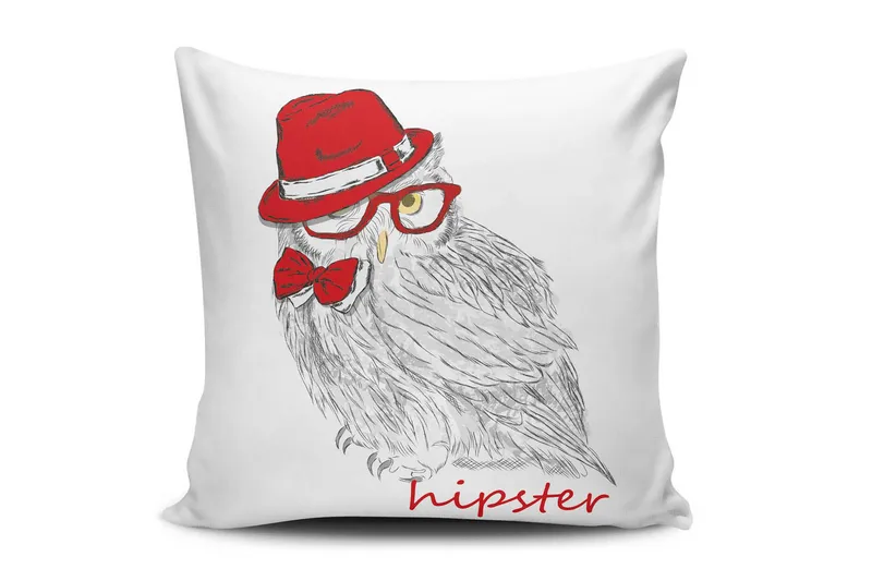 Cushion Love Pude 45x45 cm, Multifarvet