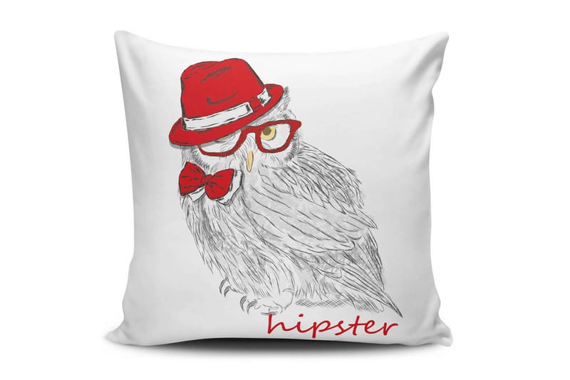 Cushion Love Pude 45x45 cm - Multifarvet - Tekstiler - Pude & plaid - Pyntepuder & pudebetræk