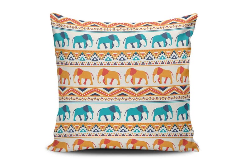 Cushion Love Pude 45x45 cm - Multifarvet - Tekstiler - Pude & plaid - Pyntepuder & pudebetræk