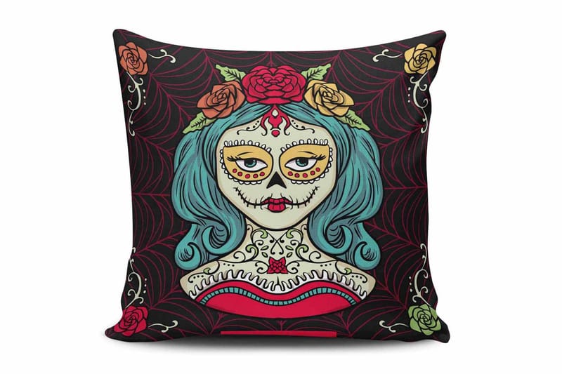 Cushion Love Pude 45x45 cm - Multifarvet - Tekstiler - Pude & plaid - Pyntepuder & pudebetræk