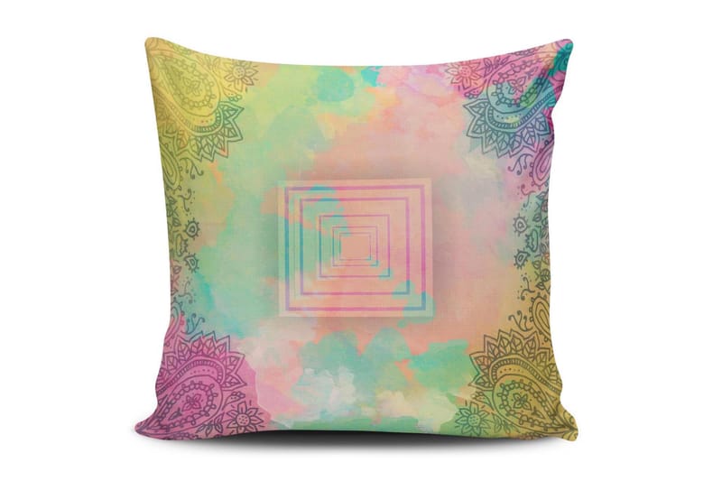 Cushion Love Pude 45x45 cm - Multifarvet - Tekstiler - Pude & plaid - Pyntepuder & pudebetræk