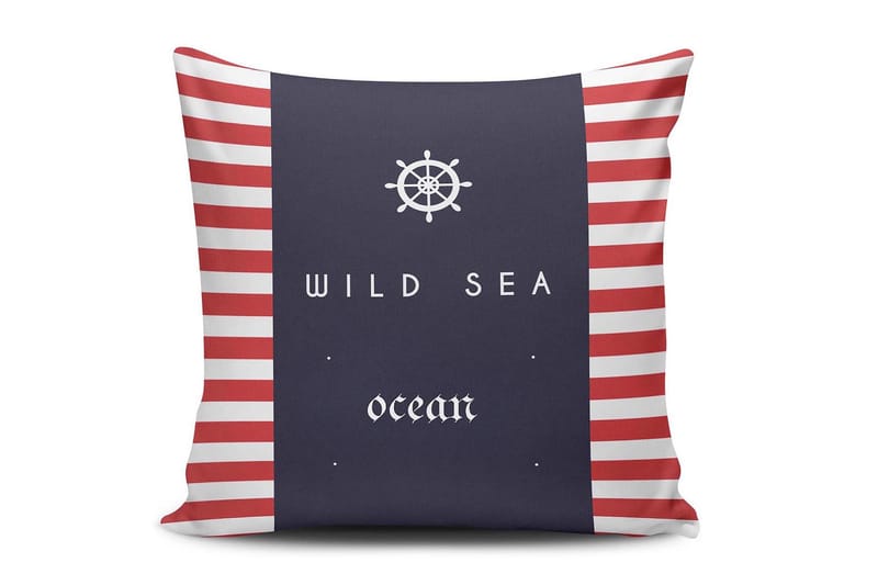 Cushion Love Pude 45x45 cm - Multifarvet - Tekstiler - Pude & plaid - Pyntepuder & pudebetræk