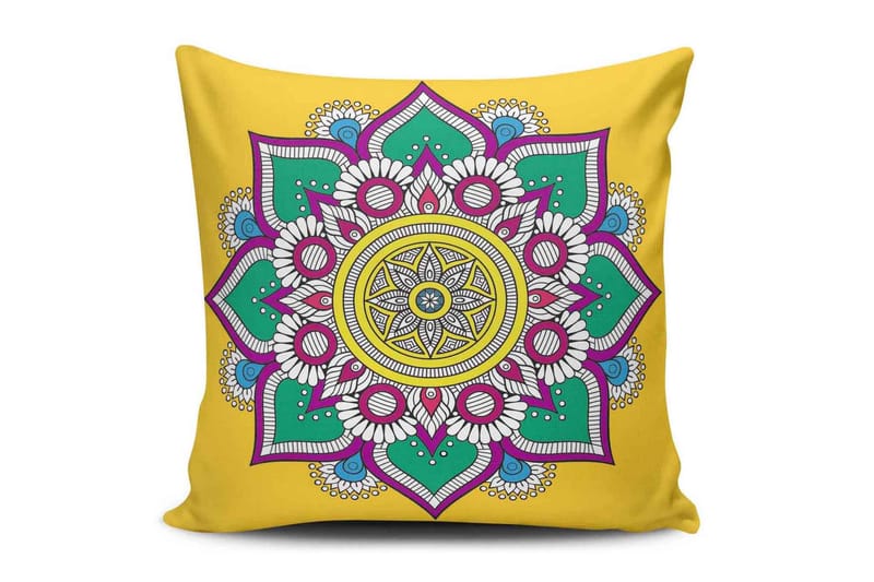 Cushion Love Pude 45x45 cm - Multifarvet - Tekstiler - Pude & plaid - Pyntepuder & pudebetræk