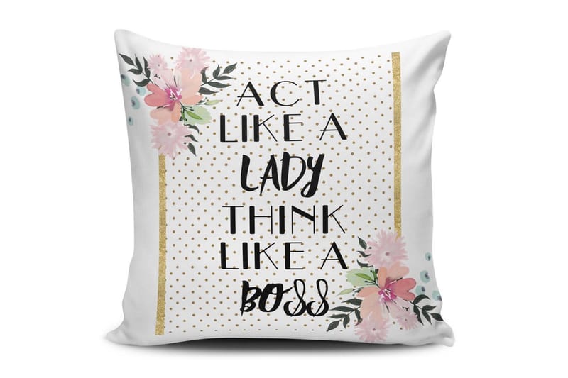 Cushion Love Pude 45x45 cm - Multifarvet - Tekstiler - Pude & plaid - Pyntepuder & pudebetræk