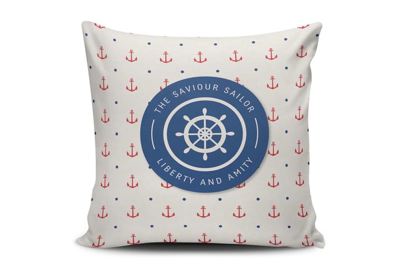 Cushion Love Pude 45x45 cm - Multifarvet - Tekstiler - Pude & plaid - Pyntepuder & pudebetræk