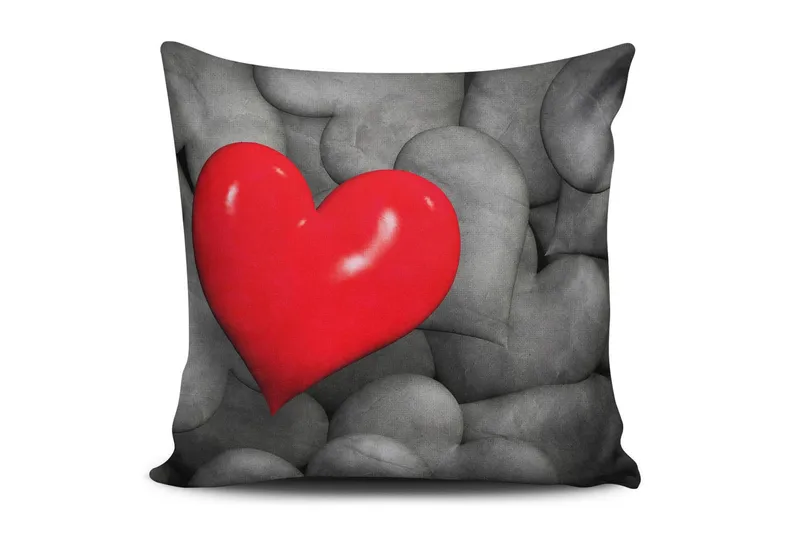 Cushion Love Pude 45x45 cm, Multifarvet