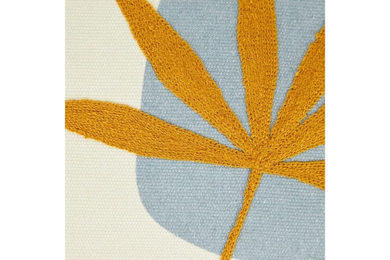 Pyntepuder Davallia sæt á 2 Beige/Blå/Orange - Beige/Blå/Orange - Tekstiler - Pude & plaid - Udendørs puder