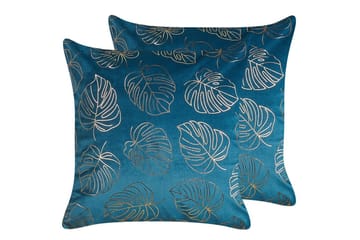 Pyntepuder Deliciosa sæt á 2 Blå/guld