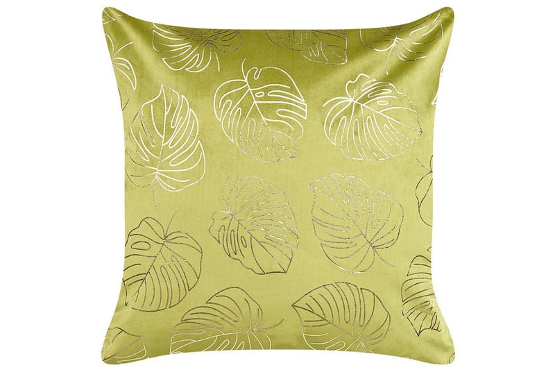 Pyntepuder Deliciosa sæt á 2 Lysegrøn/guld - Lysegrøn/guld - Tekstiler - Pude & plaid - Pyntepuder & pudebetræk