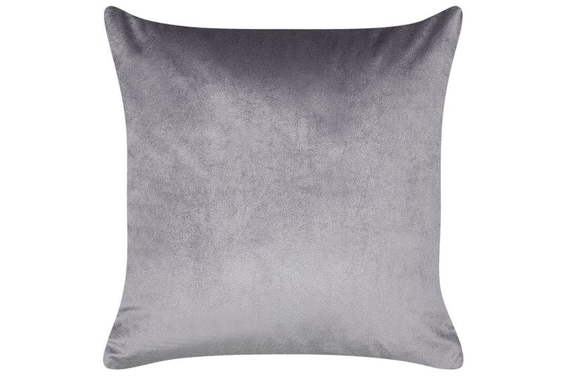 Pyntepuder Eclipta sæt af 2 Grå - Grå - Tekstiler - Pude & plaid - Udendørs puder