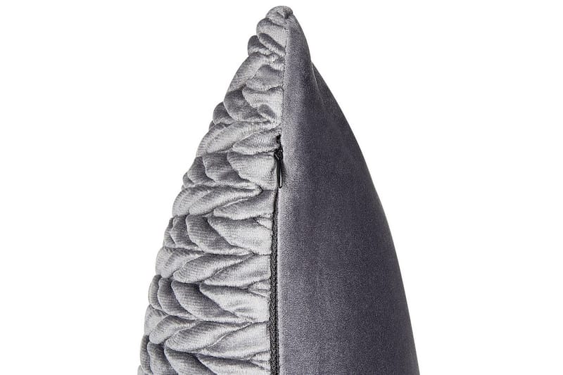 Pyntepuder Eclipta sæt af 2 Grå - Grå - Tekstiler - Pude & plaid - Udendørs puder